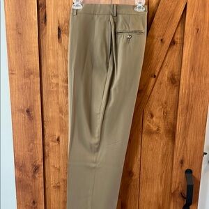Jos. A. Bank Tan Dress Pants with Sharp Crease